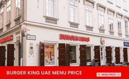 Burger King UAE Menu Price