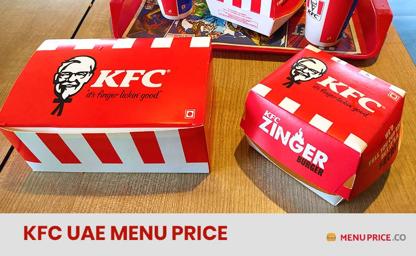 KFC UAE Menu Price