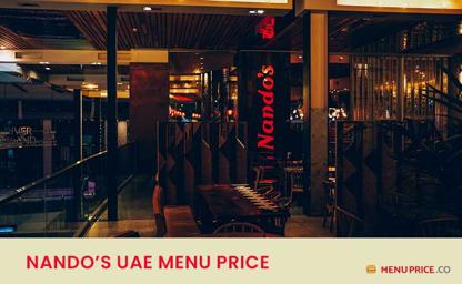 Nando's UAE Menu Price
