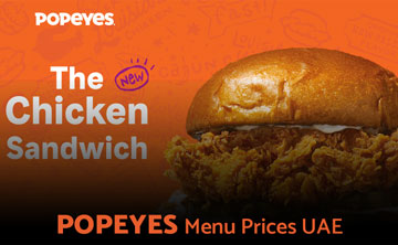 Popeyes UAE Menu Price