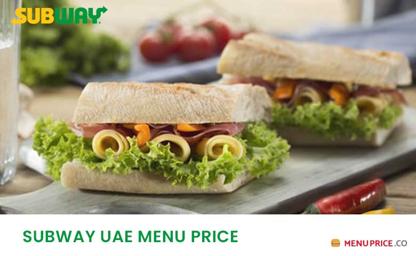 Subway UAE Menu Price
